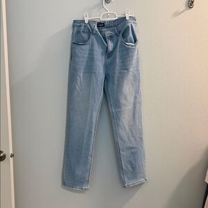 Men's Straight-Leg Jeans in Light Blue Wash